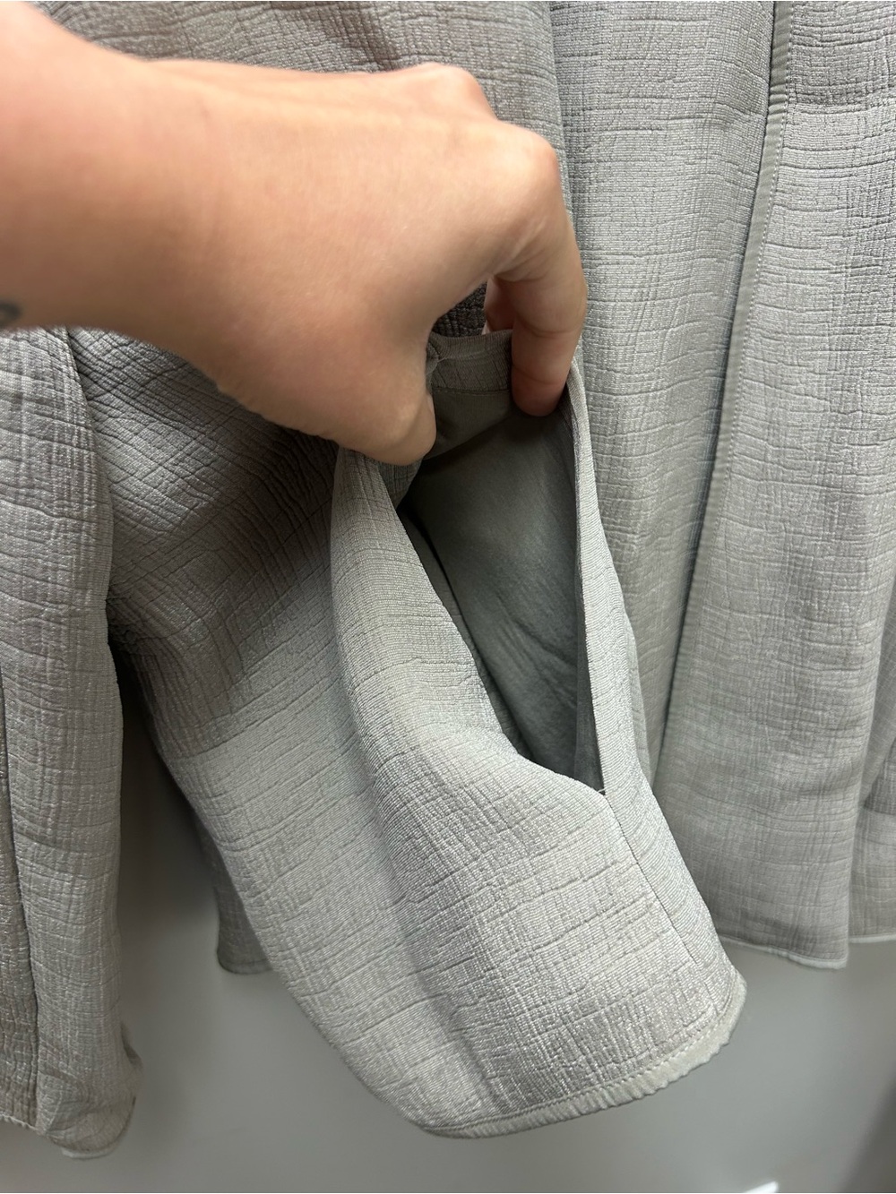 Eileen Fisher Women’s Gold Mirage Blazer Jacket - Picture 4 of 7